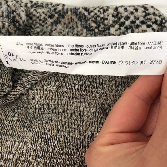 ZARA Soft-touch Snake Print Midi Skirt, Size M - Picture 9 of 11